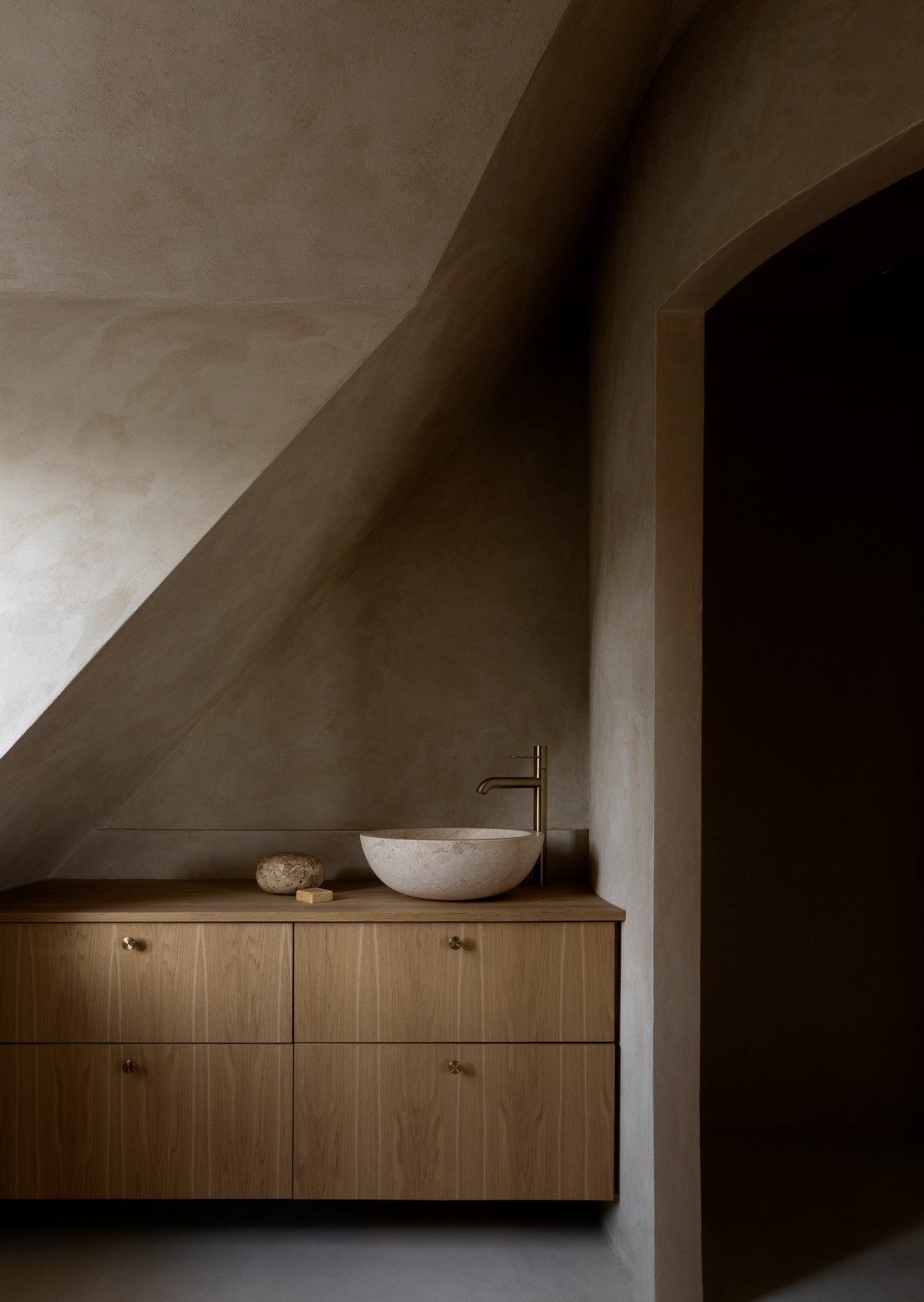 Construction planning materials, tile samples, wood, stone, and finish selections